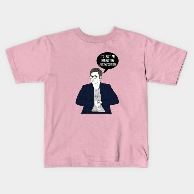 Interesting Juxtaposition Kids T-Shirt by Katsillustration